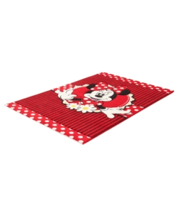 Tappeto "minnie premium" rosso, 190x133 cm